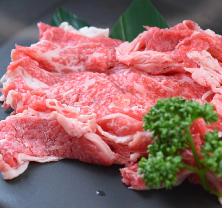 米沢牛切落し 1パック 250g入り　（冷凍）トレー盛り