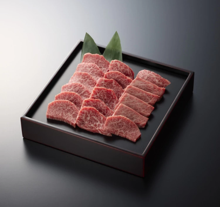 米沢牛カルビ(バラ)焼肉(冷蔵)トレー盛り 300gから量り売り