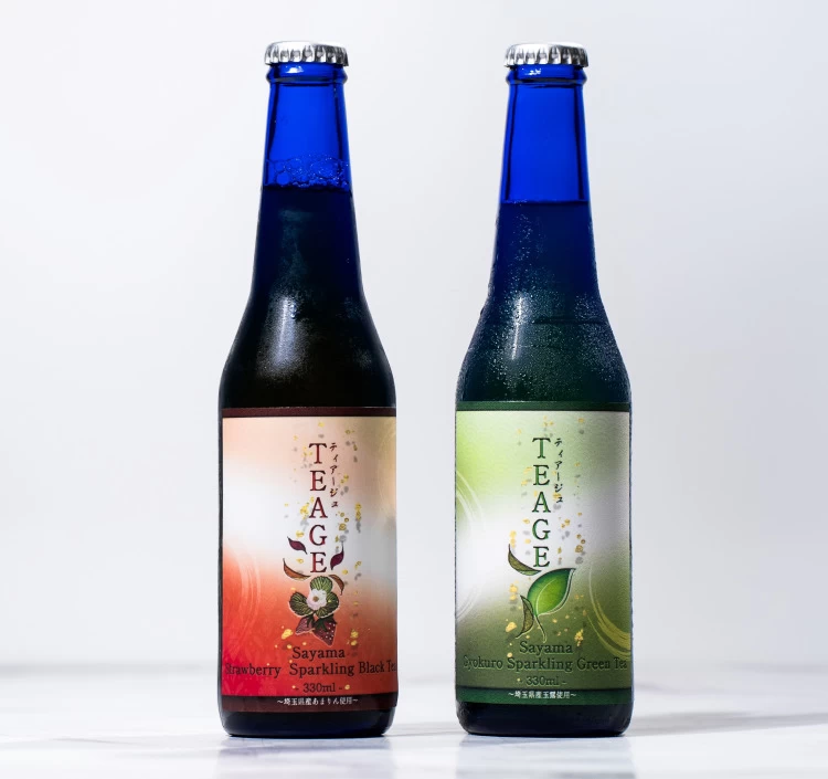 狭山茶高級スパークリングティー【TEAGE-ティアージュ-】2本セット