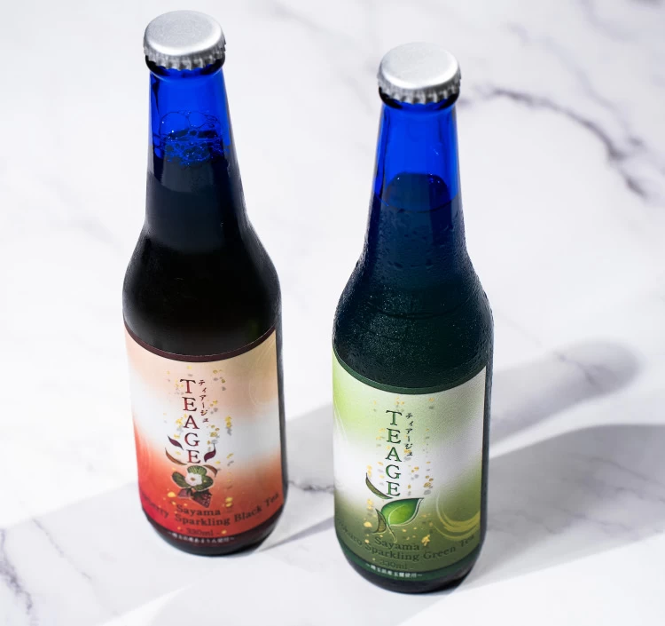 狭山茶高級スパークリングティー【TEAGE-ティアージュ-】2本セット