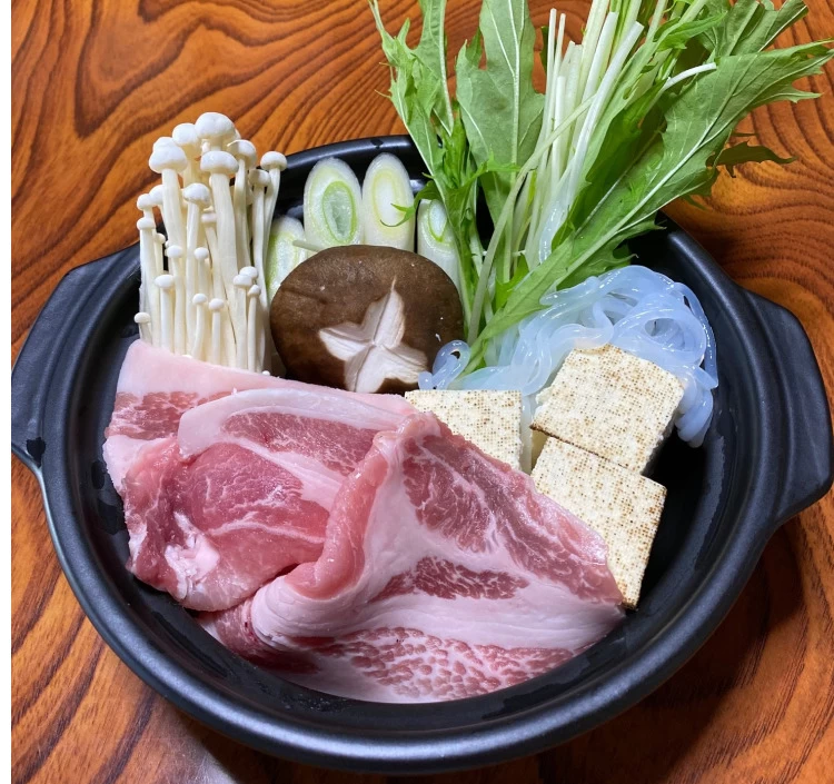 【冷凍】豚ロース　すき焼き用(500ｇ×2パック)