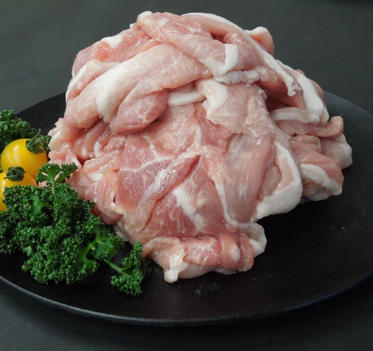 【冷凍】豚モモ切り落とし肉1kg(200g×5パック)