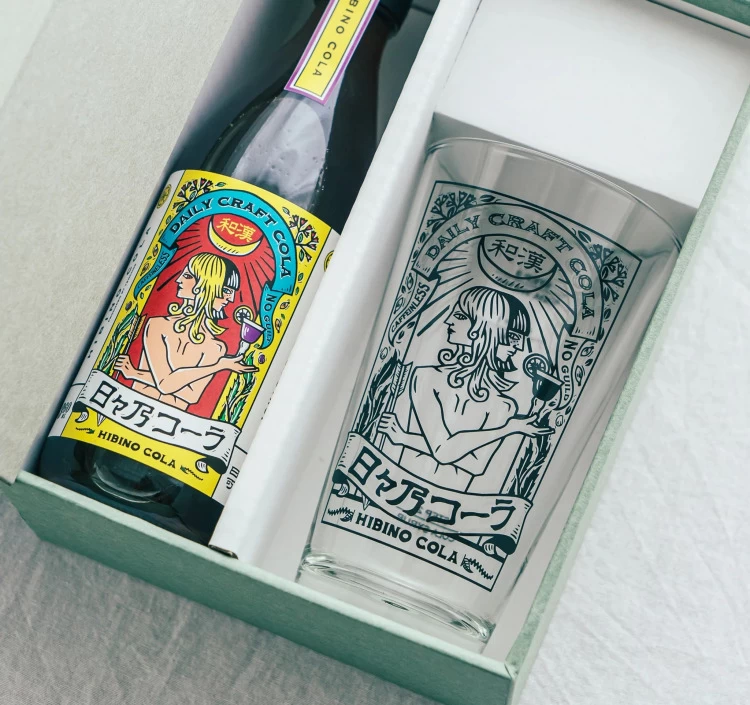 【ギフトBOX】日々乃コーラシロップ 360ml×1本 & BIGグラス