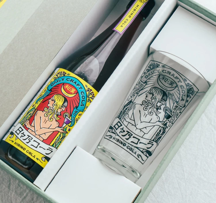 【ギフトBOX】日々乃コーラシロップ 720ml×1本 & BIGグラス