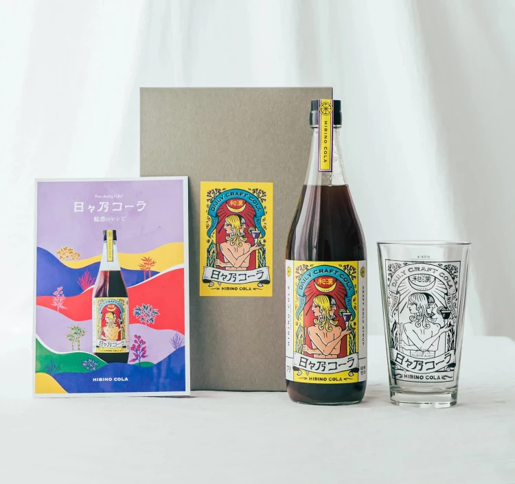 【ギフトBOX】日々乃コーラシロップ 720ml×1本 & BIGグラス