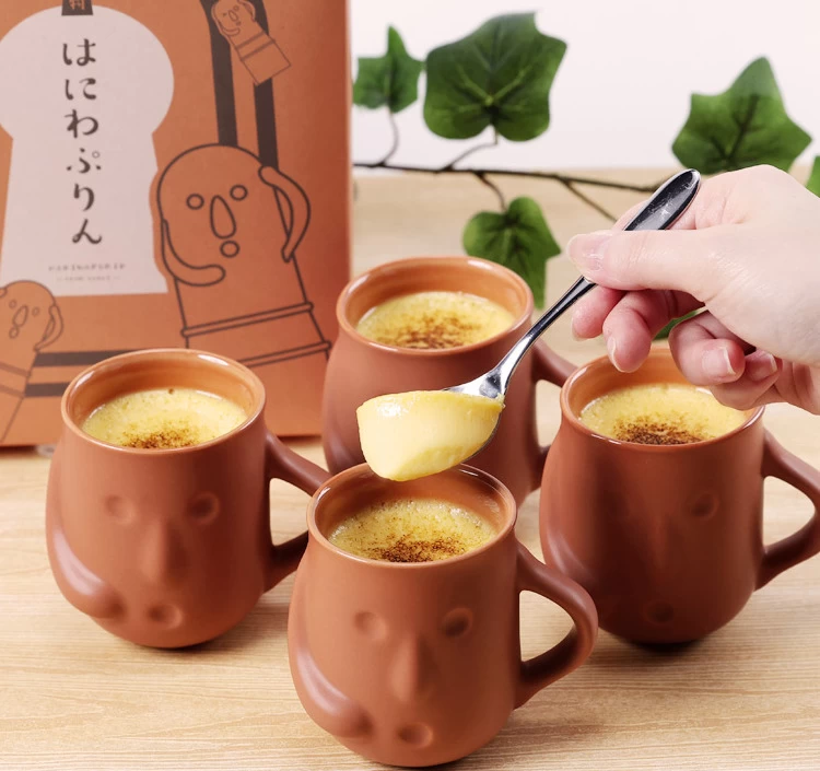 はにわぷりんカスタード4個BOX