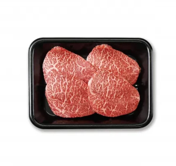 九州産銘柄黒毛和牛ももステーキ5等級500g