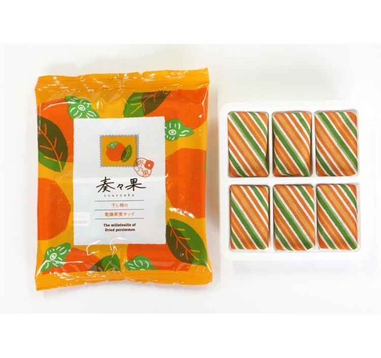 奏々果 干し柿の乾燥果実サンド