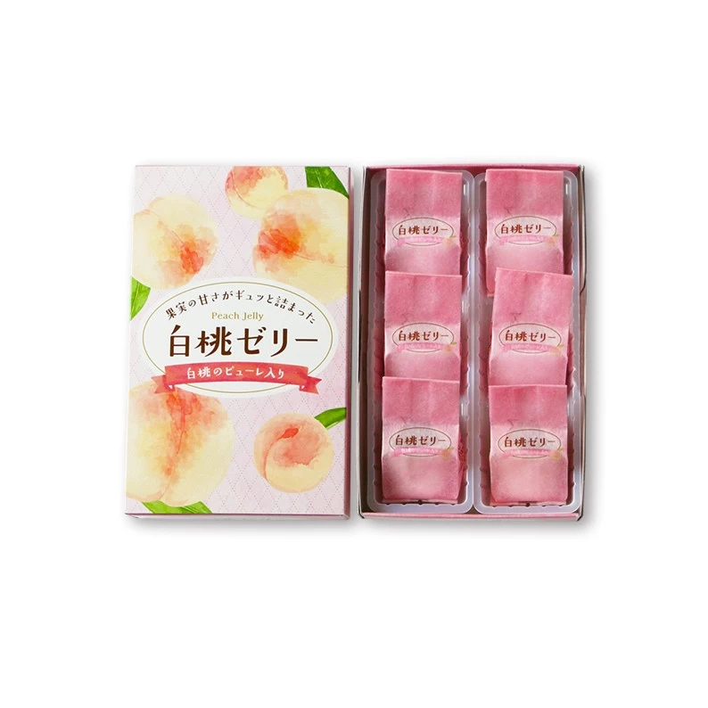 白桃ゼリー