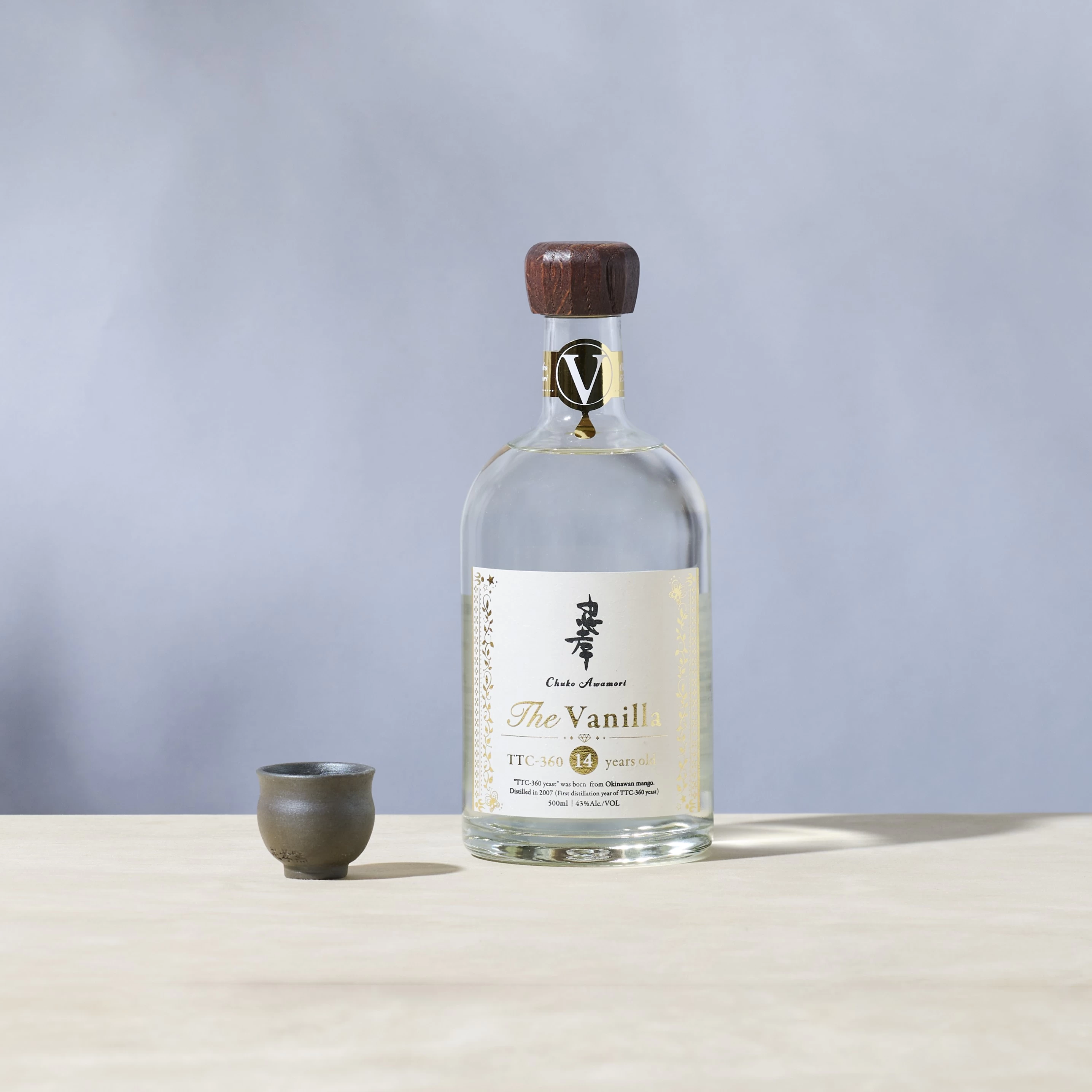 The Vanilla 14年古酒 500ml 43度 The Vanilla 14年古酒 おちょこ付き 43度,500ml 限定500本