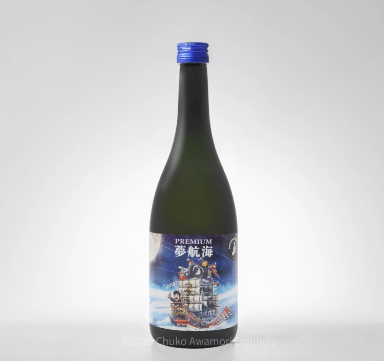 PREMIUM プレミアム夢航海40度720ml(ちゃんぽんちから氏コラボボトル)航海30度50ml(非売品)おまけ付き