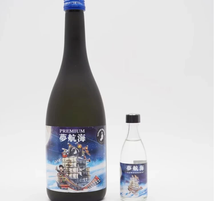 PREMIUM プレミアム夢航海40度720ml（ちゃんぽんちから氏コラボボトル）航海30度50ml（非売品）おまけ付き