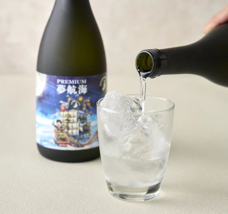 PREMIUM プレミアム夢航海40度720ml（ちゃんぽんちから氏コラボボトル）航海30度50ml（非売品）おまけ付き