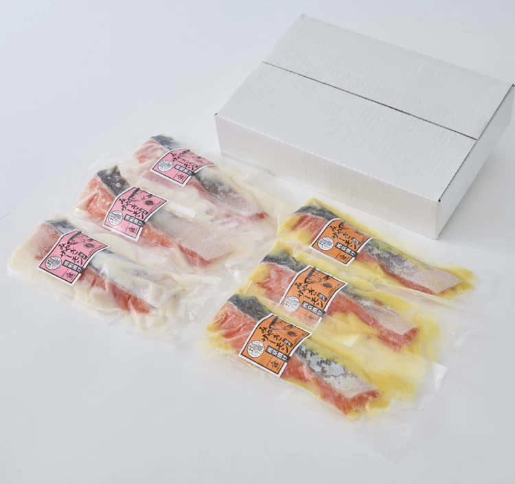 みやぎサーモン西京漬/酒粕漬セット(各3枚、計6枚入)【送料込】