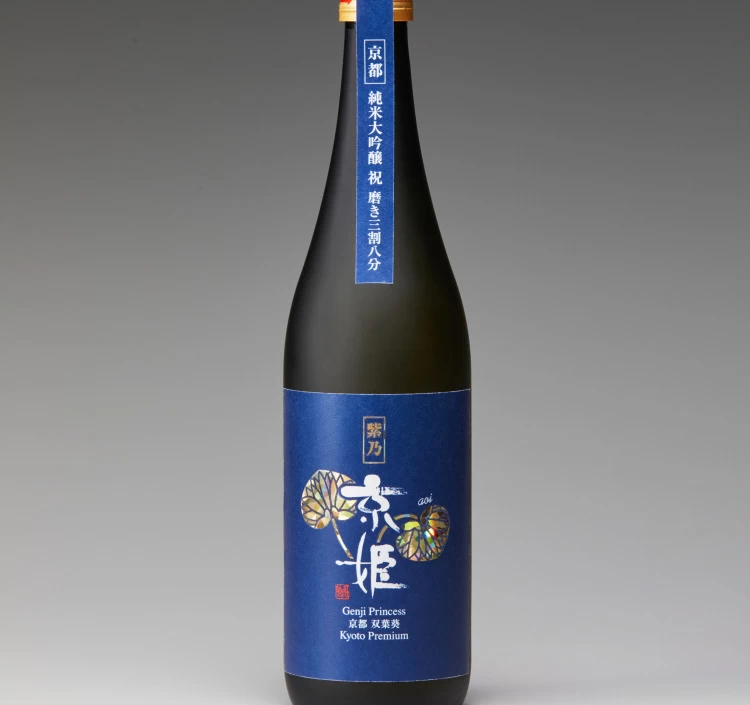 京姫 純米大吟醸「紫」祝 38％ 桐箱入り720ml