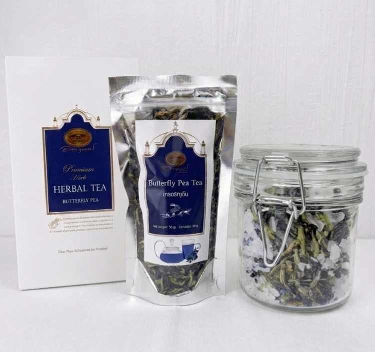 バタフライピー ハーブティー&バスソルトセット