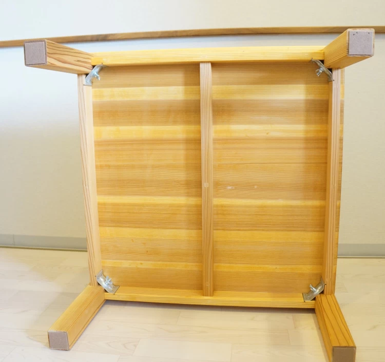 杉無垢ローテーブル無節 正方形ちゃぶ台 リビングテーブル