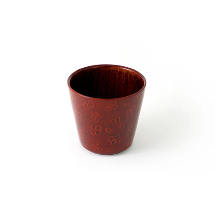 木製・後藤塗の豹柄