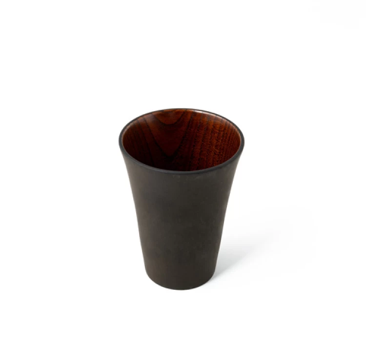 三つ入子カップ 象谷塗