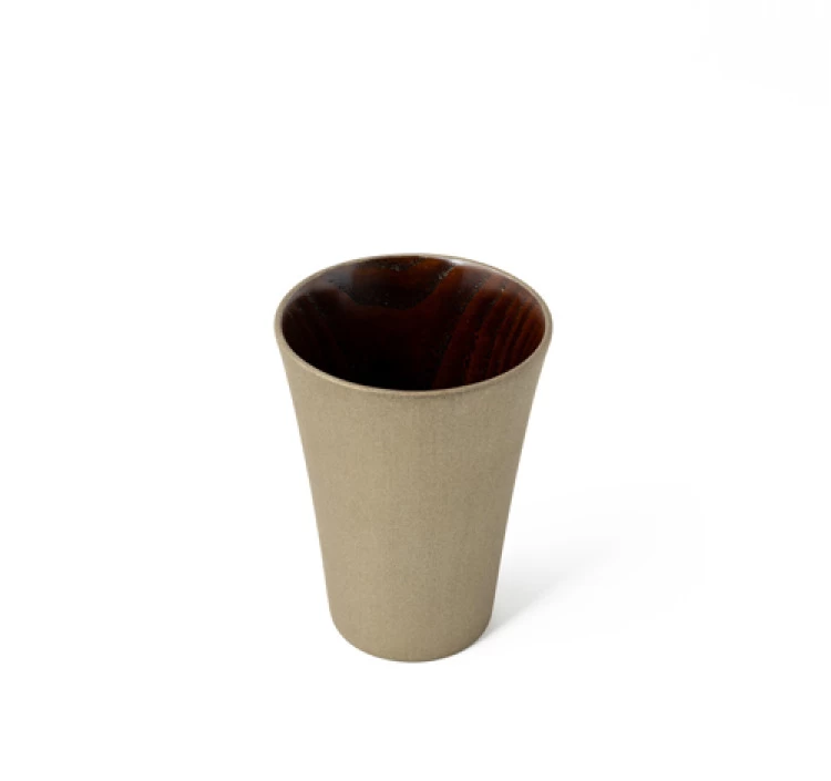 三つ入子カップ 錫塗