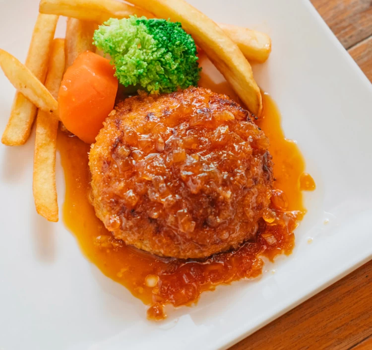 オニオンソースハンバーグ3個セット