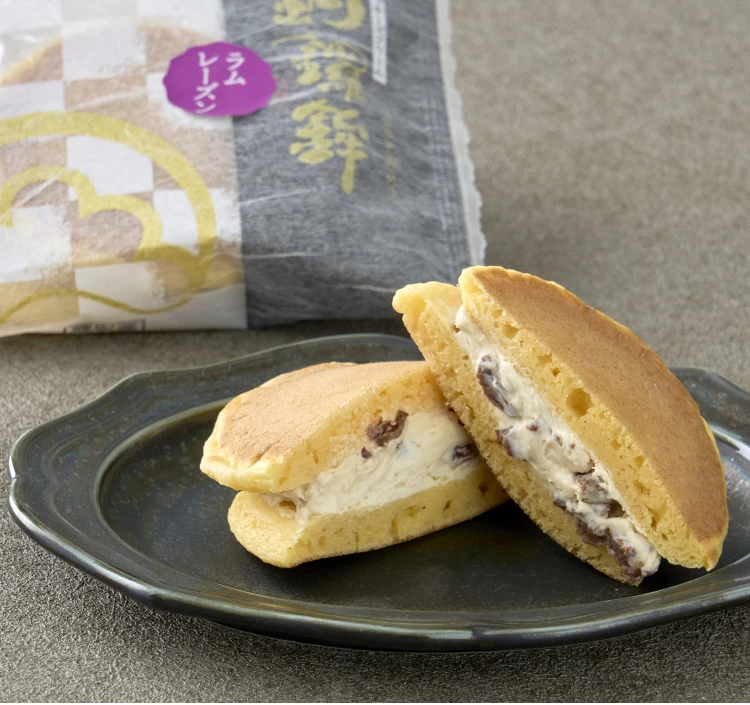 【送料別】銅鑼鉾ラムレーズン 3個入［専用箱入り］