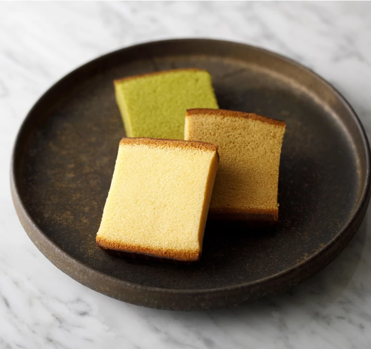 烏骨鶏かすていら個包装 3色 5個入り