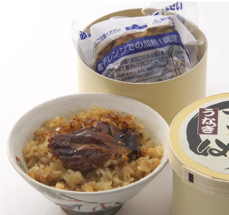 【贈答品】うなぎの蒲焼きおこわ110g×6個入りセット