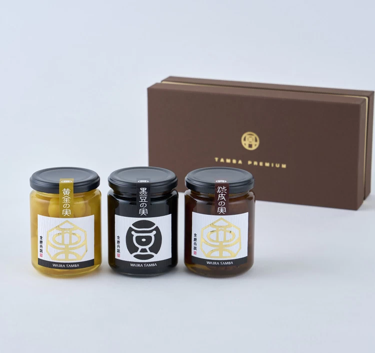 TAMBA PREMIUM(黄金の実・黒豆の実・渋皮の実)　270ｇ×3