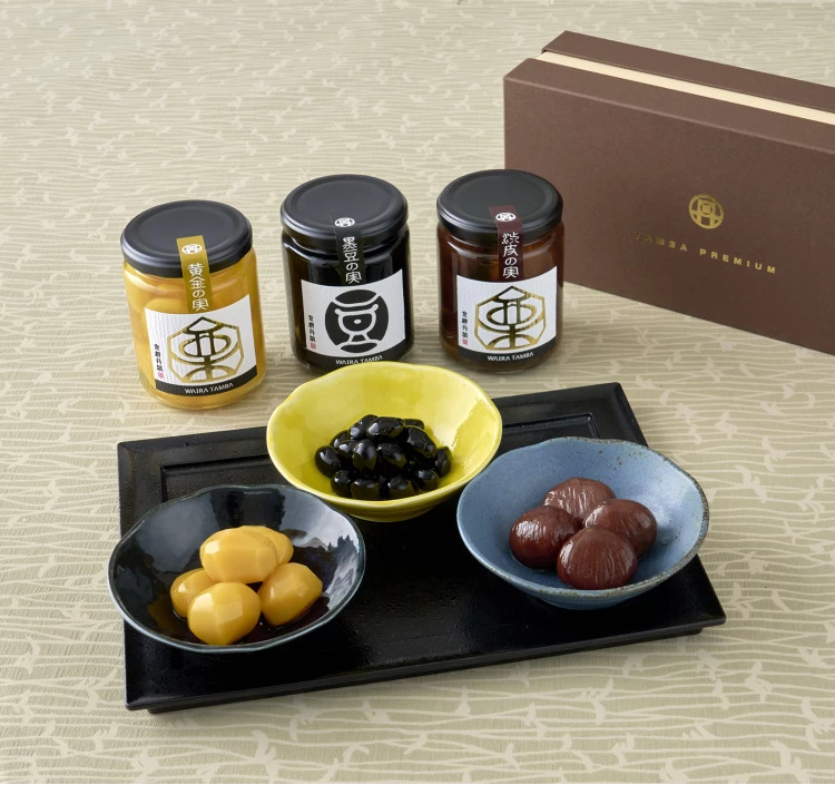 TAMBA PREMIUM(黄金の実・黒豆の実・渋皮の実)　270ｇ×3