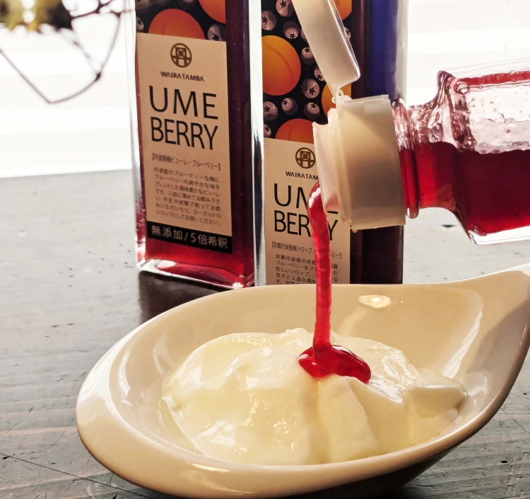 京都・丹波産梅ピューレ　UME BERRY　150ml