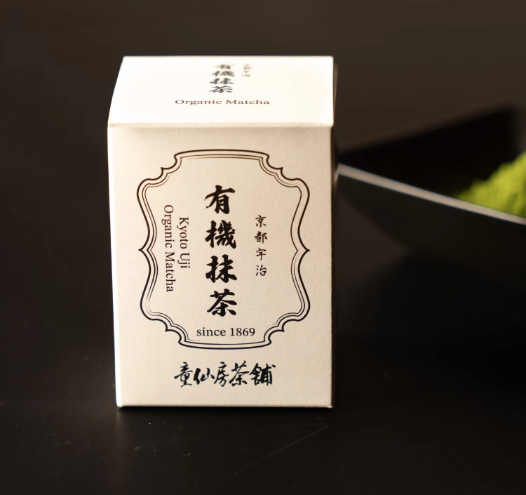 無農薬有機栽培宇治茶　童仙房茶舗の有機宇治抹茶30g