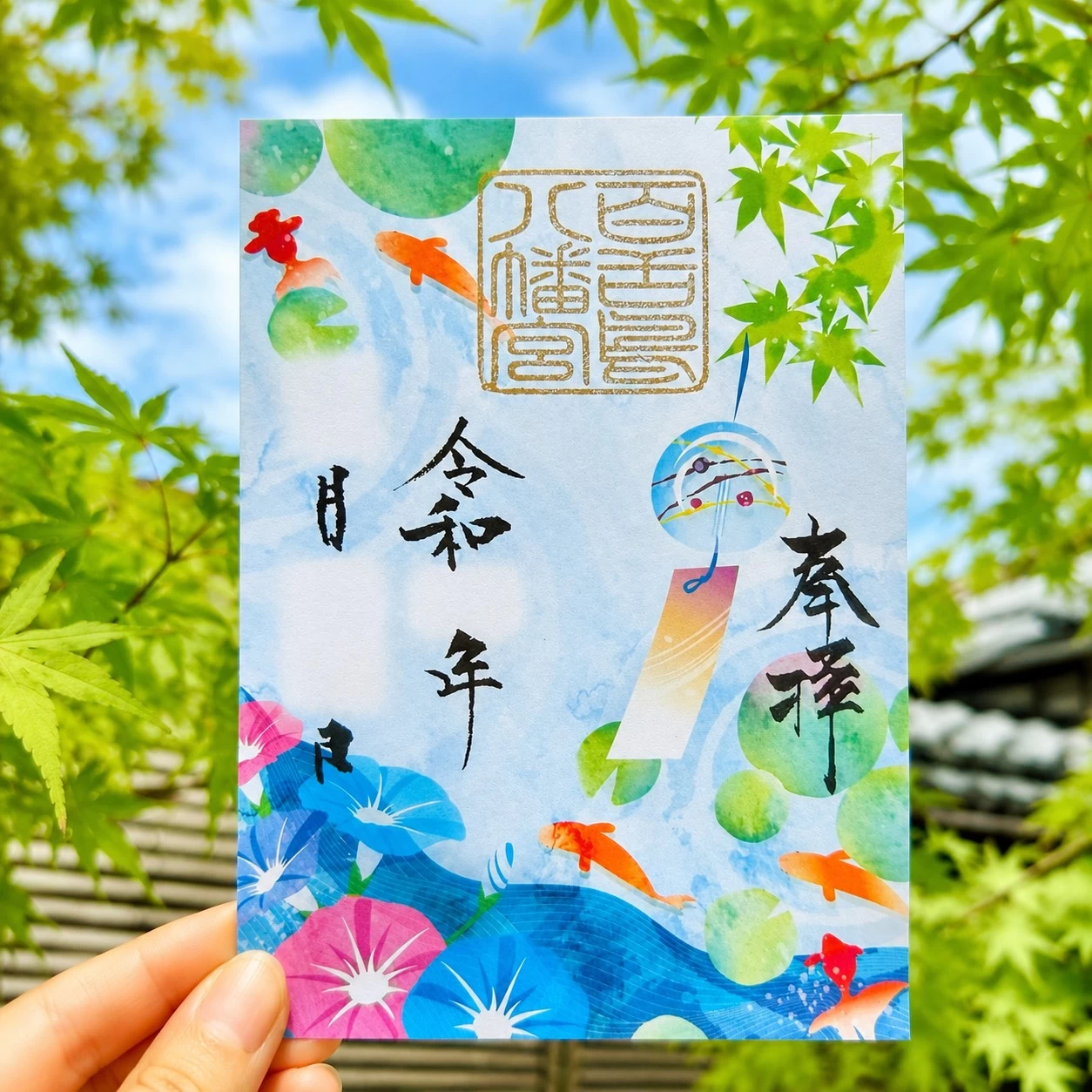 夏季限定朱印