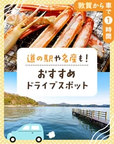 【敦賀から車で1時間】道の駅や名産も！おすすめドライブスポット9選