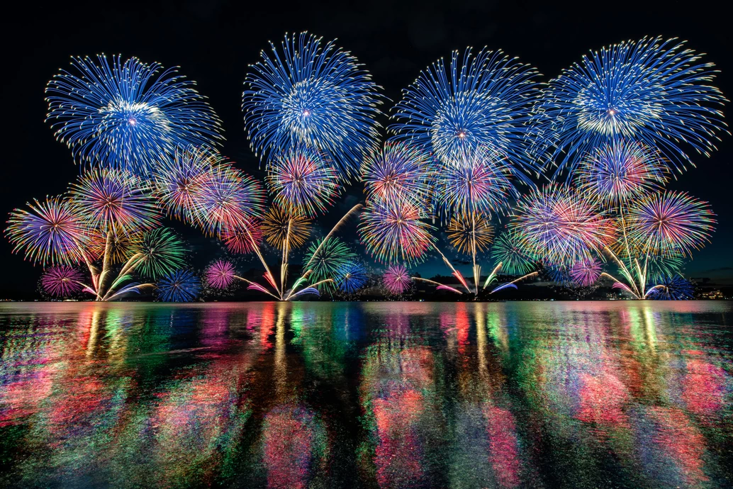 2024松江水郷祭湖上花火大会【宍道湖東岸周辺】