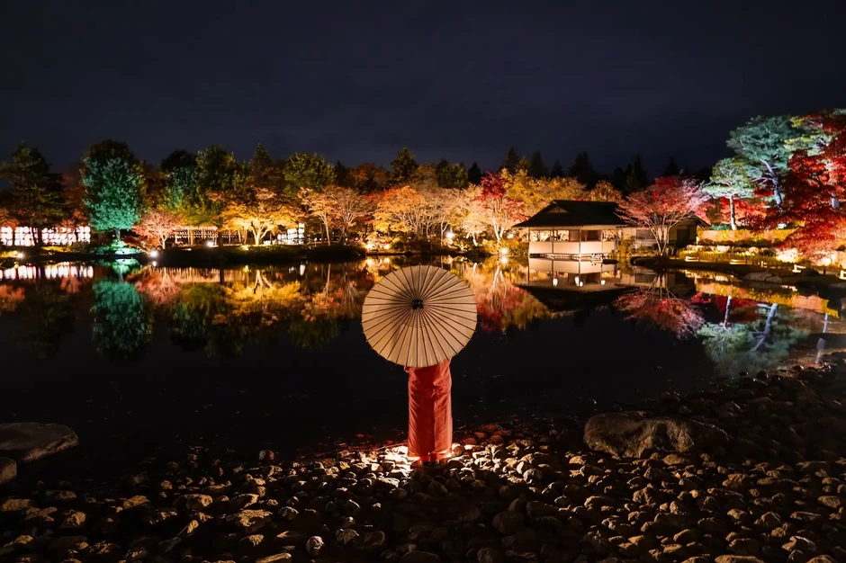 秋の夜散歩2024【国営昭和記念公園】