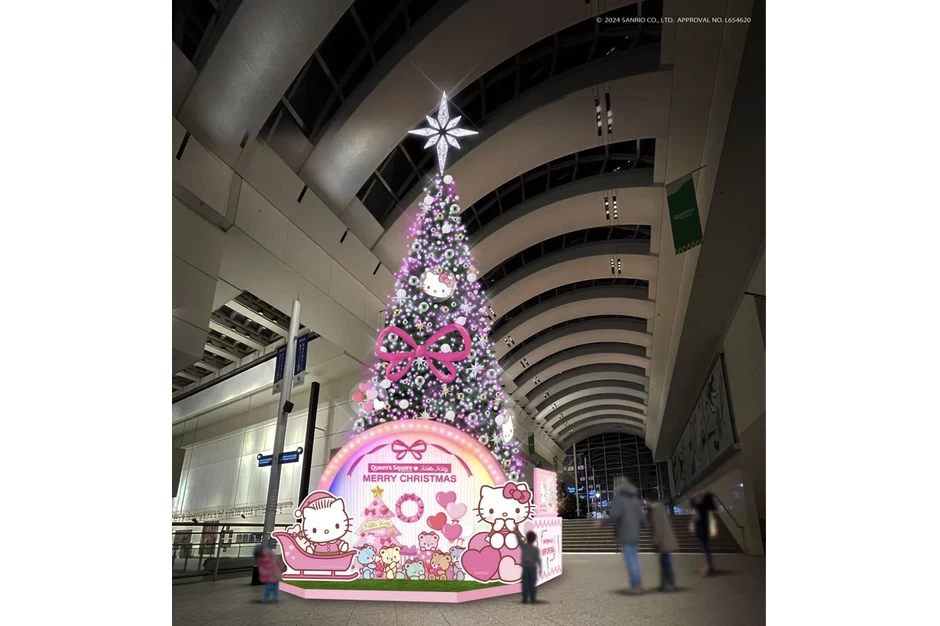 クイーンズスクエア横浜クリスマス2024 Hello Kitty Happy Christmas【クイーンズスクエア横浜】