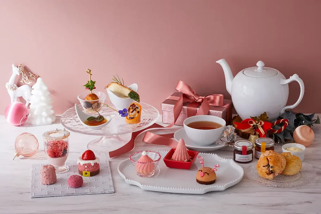 Festive Pink Afternoon Tea【スイスホテル南海大阪】