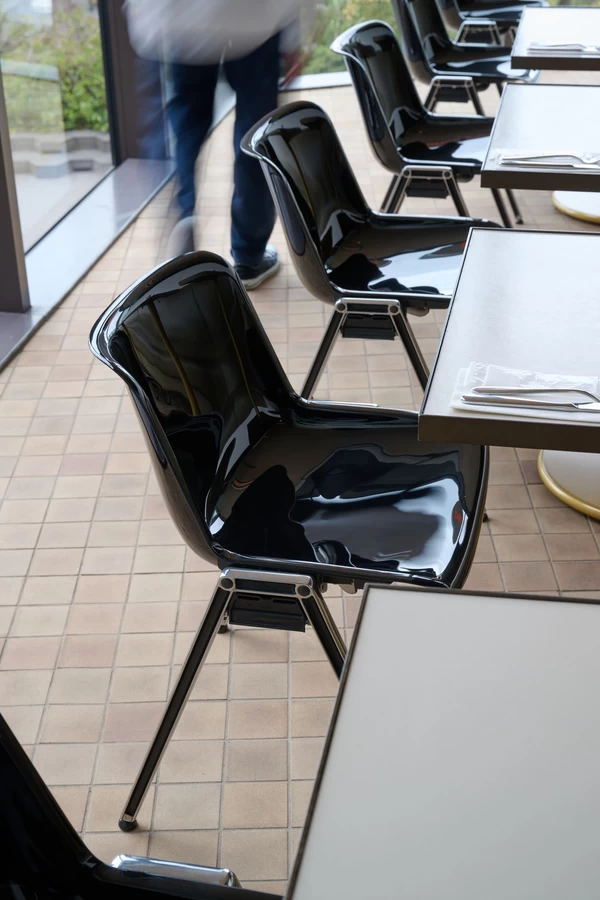 Tecno - Modus Stackable Chair Black Gloss Polyamide