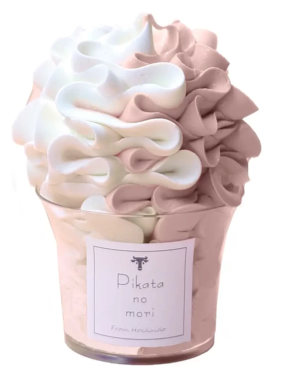 駒ケ岳牛乳を使用したブーケのように美しい進化系ソフトクリーム