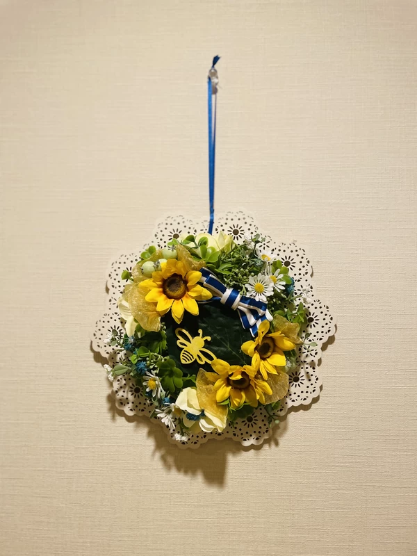 Happiness Flower 123「2Way ひまわりの壁飾りを作ろう」 