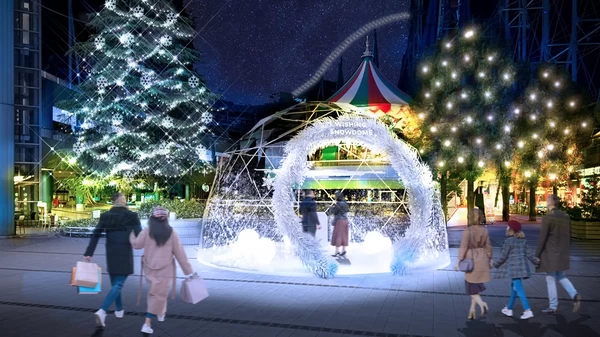 ★ラクーアガーデン1F「Snowflake Dome」