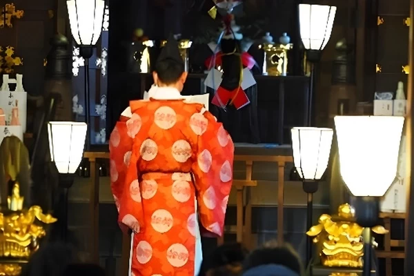 牛嶋神社の昇殿参拝