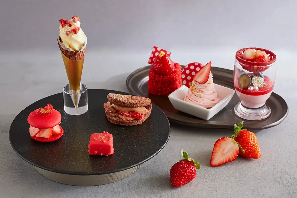 Strawberry & Chocolate Afternoon Tea【スイスホテル南海大阪】