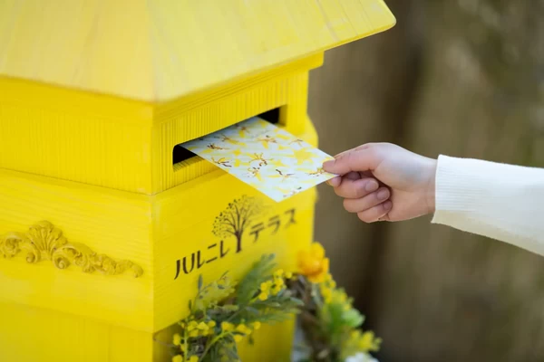 イベント時に設置される黄色いポスト