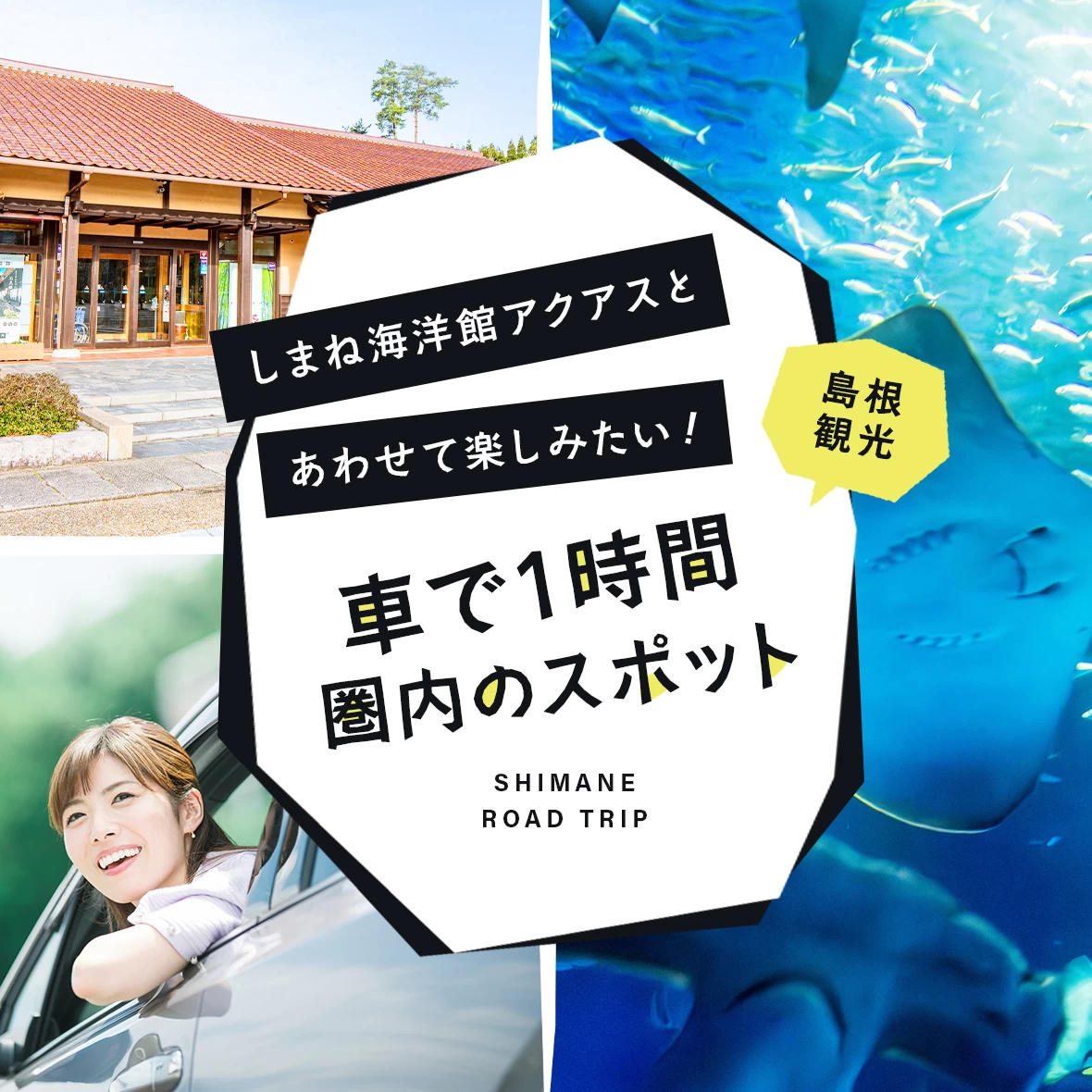 島根観光｜しまね海洋館アクアスとあわせて楽しみたい車で1時間圏内のスポット18選