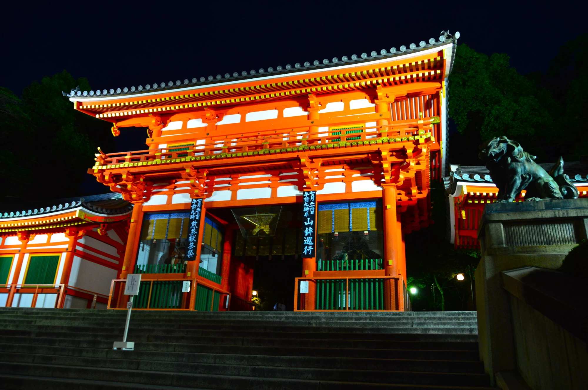 西楼門 ライトアップ