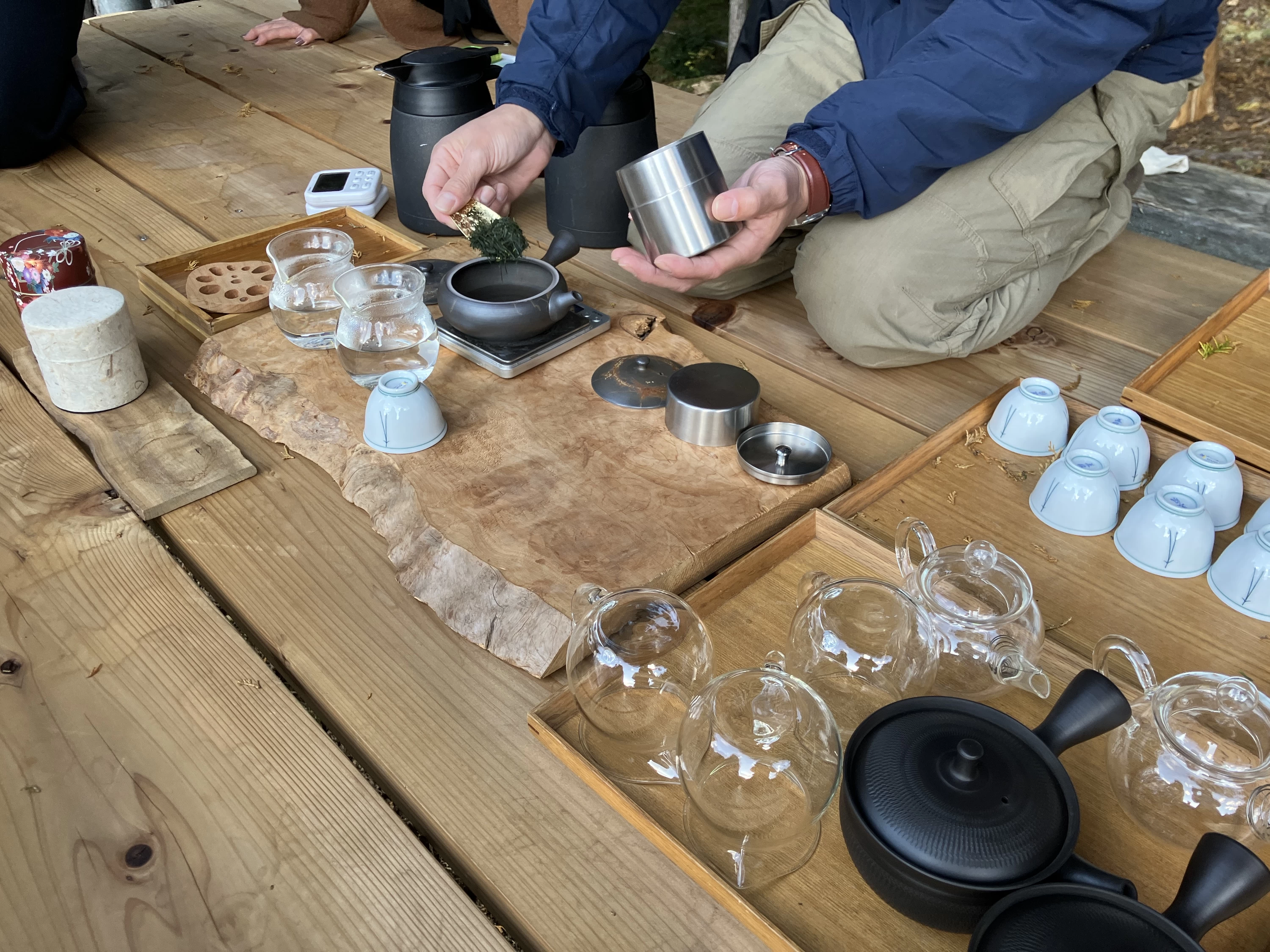 お茶飲み比べ体験