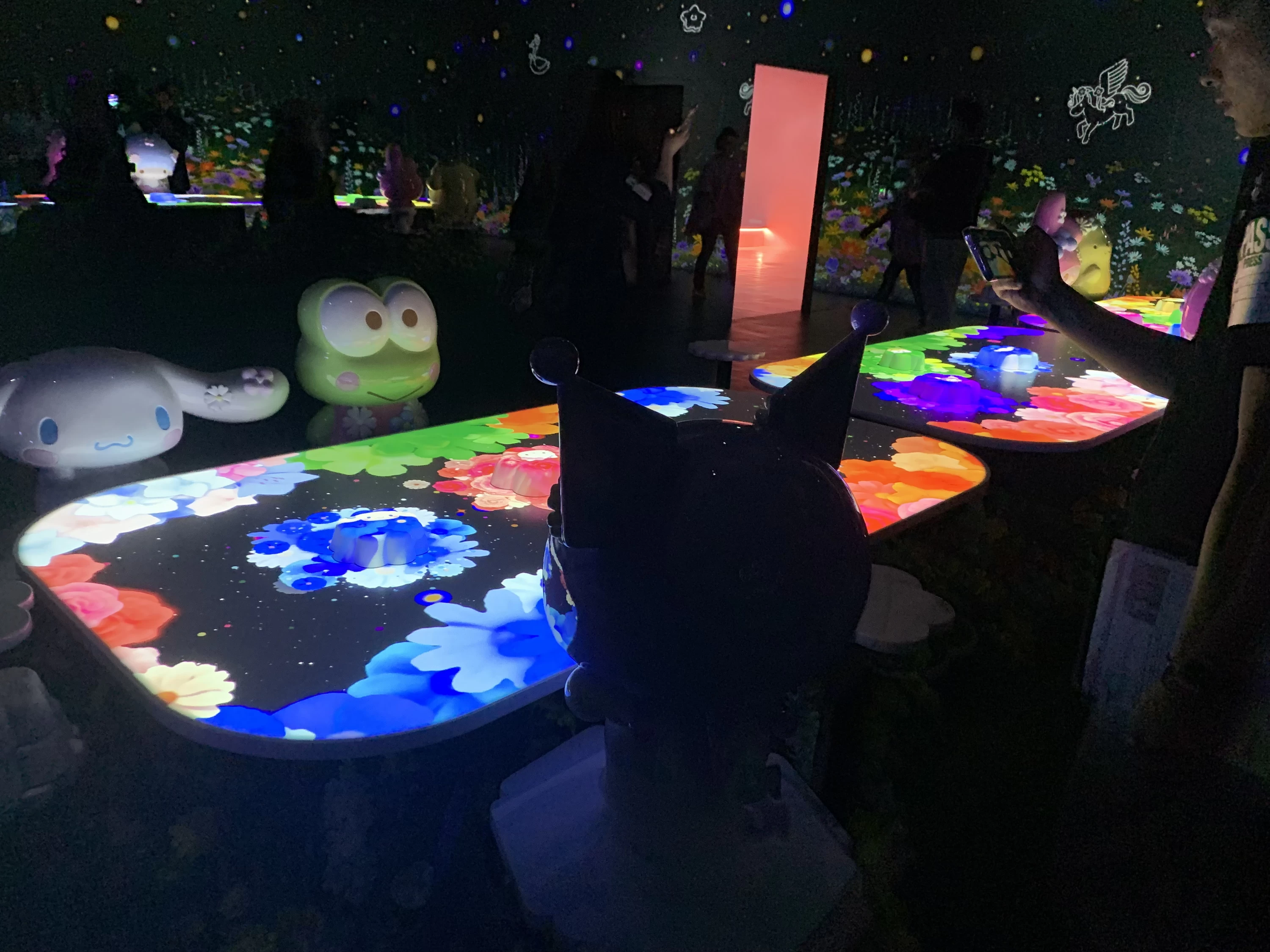 夜のピクニックをイメージ