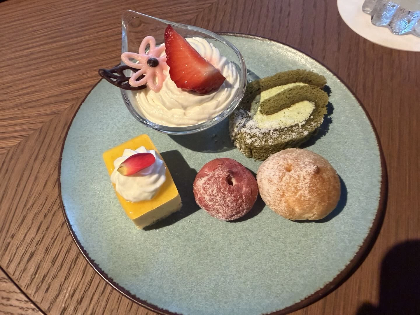 スイーツまで完食！